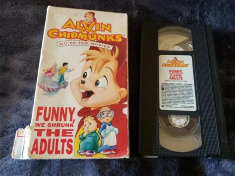 ALVIN AND THE Chipmunks Go To The Movies VHS FUNNY WE SHRUNK THE