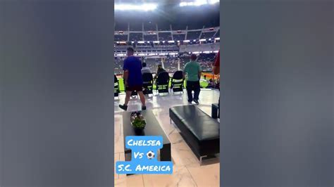 Chelsea Vs Sc America Soccer Match At The Alegiant Stadium In Las