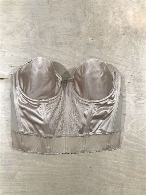 vintage lady marlene corset strapless bra underwire s… gem