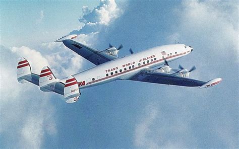Lockheed Constellation Twa Vintage Aircraft Aircraft Images