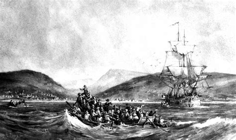 Artists Impression Of The Arrival Of 1820 Settlers At Alg Flickr