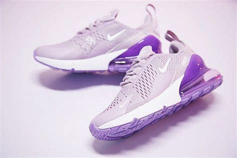 Womens Nike Air Max 270 Flyknit Purple Ah8050 510 Running Shoes
