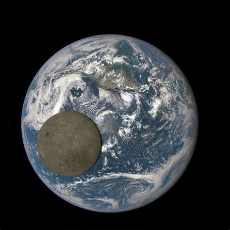 Nasa Catches Moon Photobombing Earth For Second Time In One Year
