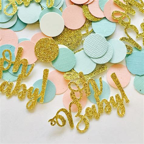 100ct Oh Baby Confetti Oh Baby Confetti Baby Shower Etsy