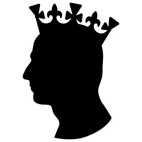 Silhouette Profile Of King Charles Iii New King Of England Charles Iii