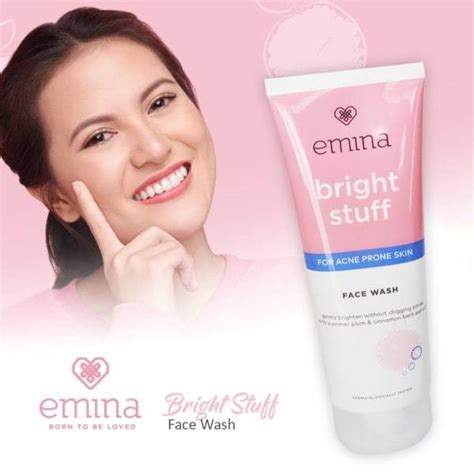 Jual Emina Bright Stuff For Acne Prone Skin Series Face Wash 50ml