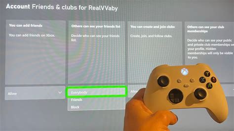 Xbox Series Xs How To Change Others Can See Your Friends List