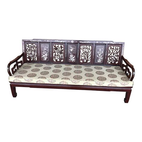 Mother Of Pearl Inlay Rosewood Chinese Sofa Chinese Sofa Chinese