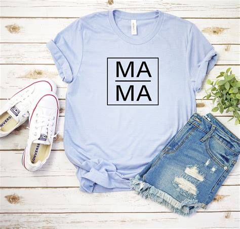 Mama Tshirt Modern Mom T Shirt Cute Mom Tee Womens Unisex Clothing Mama Life Tee Clothing