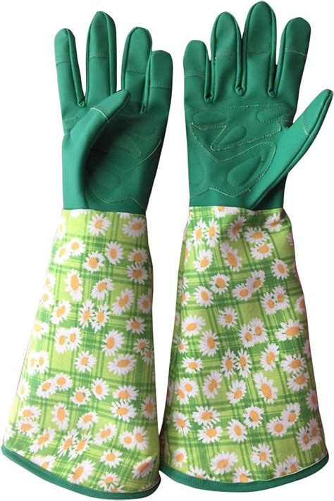 Non Slip Long Gardening Gloves Thorn Proof Garden Pruning Gloves For