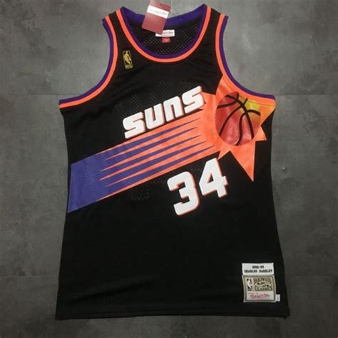Charles Barkley Mitchell And Ness Phoenix Suns 1992 93 Black Jersey