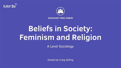 feminism and religion beliefs in society a level sociology youtube