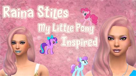The Sims 4 Create A Sim My Little Pony Inspired Sims8504 Youtube