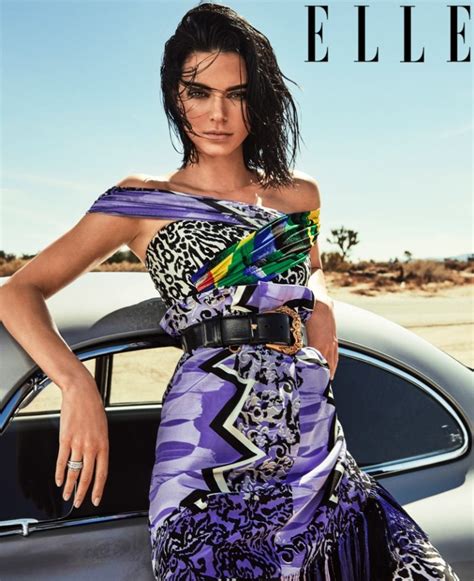 Kendall Jenner Elle Us Cover Fashion Shoot