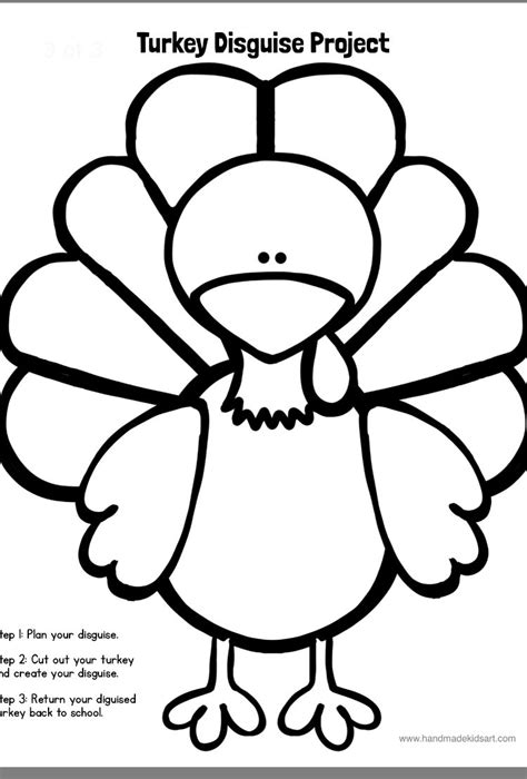 Disguise A Turkey Printable Template