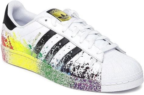 Adidas Originals Superstar Pride Edition Rare Paint Splatter Uk Size 5