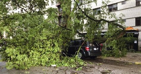 A rare wind storm with power similar to an inland hurricane swept across the midwest on monday, blowing over trees, flipping vehicles, causing widespread property damage and leaving. Powerful derecho leaves path of devastation across Midwest