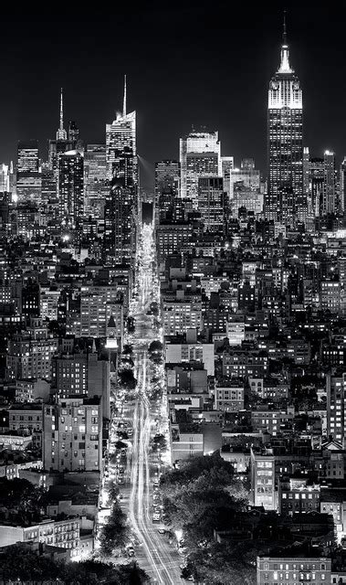 Andrew Prokos Panoramic Cityscape Of Manhattan At Night Vertical