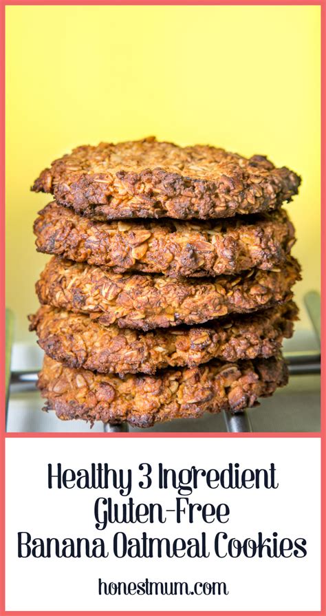 Preheat the oven to 350 degrees. Healthy 3 ingredient gluten-free banana oatmeal cookies