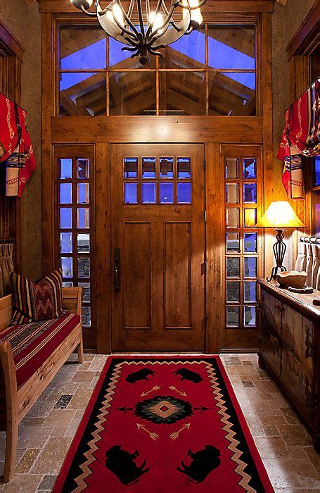 Mountain Home Foyer In Deer Valley Mountain Rustic Home Pinterest