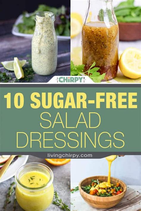 Sugar free recipes for diabetics. Healthy Salad Dressings | Sugar free salad dressing, Sugar ...