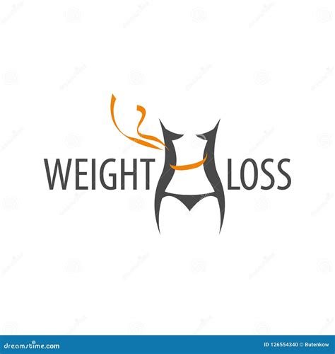 Weight Loss Logo Stock Vector Illustration Of Isolated 126554340