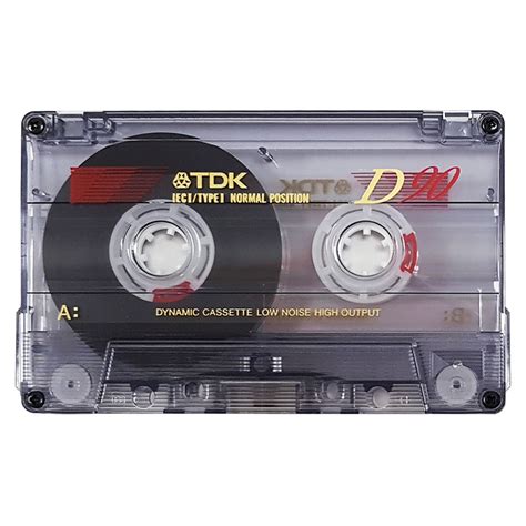 TDK D90 (1995-97) ferric blank audio cassette tapes - Retro Style Media