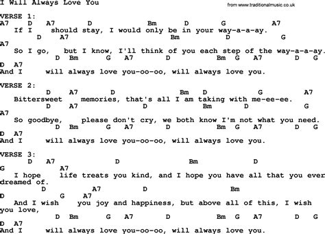 I Will Always Love You Chords Dolly Hot Sex Picture