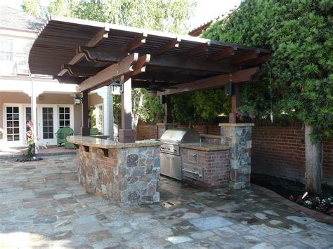 I spent hours of hard work out of researching best the ideas you need to start designing your dream backyard kitchen. covered outdoor kitchen - Google Search | Outdoor kitchen ...