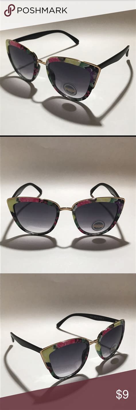 Floral Cateye Sunglasses Cat Eye Sunglasses Sunglasses Accessories Sunglasses