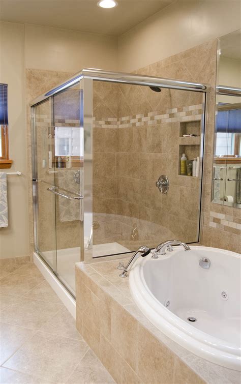 After seeing some of these bathroom ideas, i hope you found one to you liking. This stand up, all glass shower makes this bathroom look ...