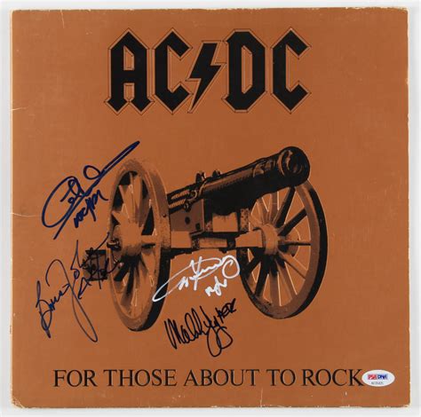 Acdc For Those About To Rock We Salute You Vinyl Record Album Cover