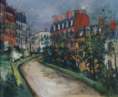 Paris Street Maurice Utrillo 1883 1955 Amedeo Modigliani Post