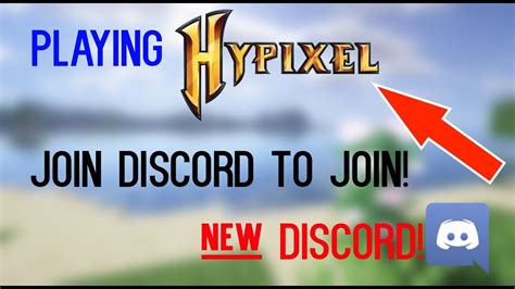 Playing Hypixel Join Discord To Join Youtube