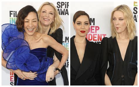 Cate Blanchett Michelle Yeoh And Aubrey Plaza At The 2023 Film Ind