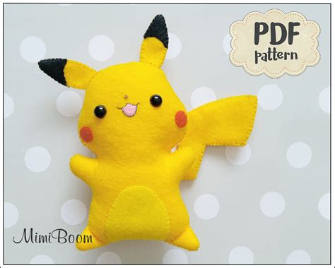 Pikachu Sewing Pattern Ubicaciondepersonascdmxgobmx