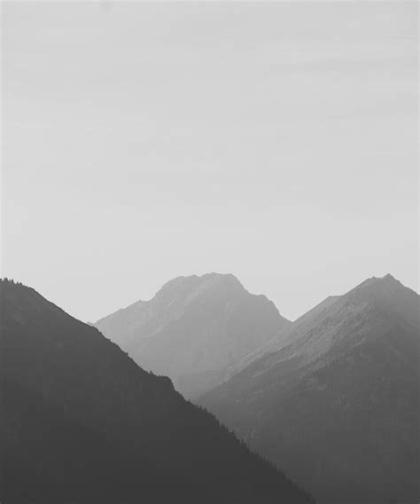 Artistic Black And White Mountains Photograph By Leonardo Febraio