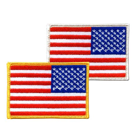 Reverse American Flag Embroidered Patch Corporate Specialties