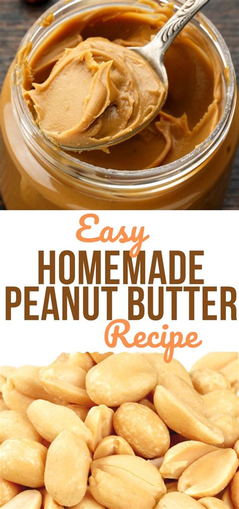 Easy Homemade Peanut Butter Recipe Thrifty Jinxy