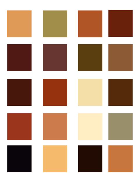 Brown Color Palette By Oceanisuna On Deviantart