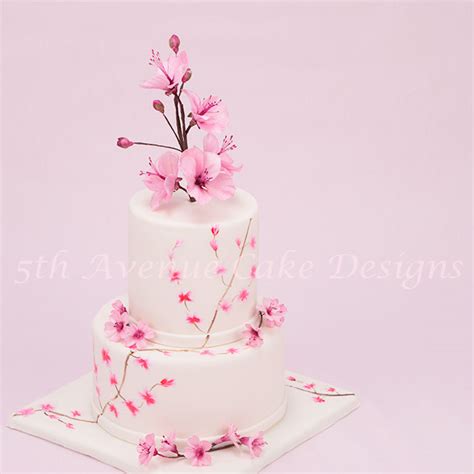 Springtime Cherry Blossom Cake 5th Avenue Cake Designs
