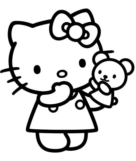 Imagenes Para Colorear De Hello Kitty Theneave