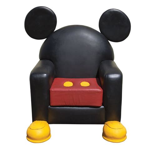 Mickey Mouse Leather Chair From Disney World Toon Town Disney