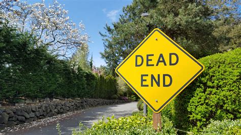 Dead End Sign What Does It Mean