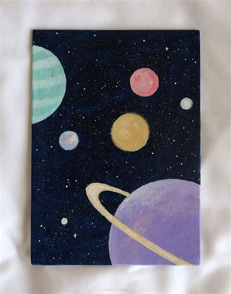 15 Easy Outer Space And Galaxy Painting Ideas Galaxy Painting Acrylic