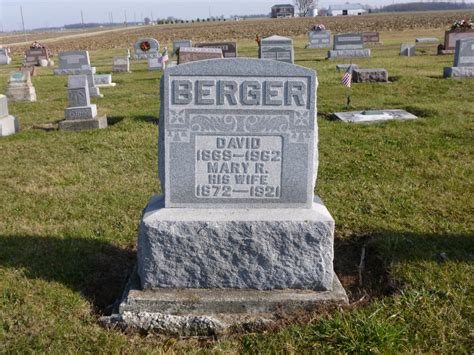 Tombstone Tuesdaydavid And Mary R Hiller Berger Karens Chatt