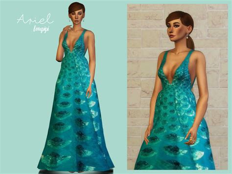 Ariel Gown By Laupipi At Tsr Sims 4 Updates