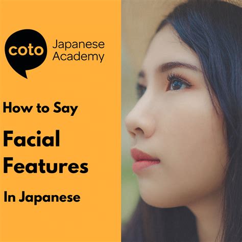Facial Features In Japanese How To Say Prats Of Face In Japanese