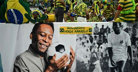 Le Roi Pelé Soleil Du Brésil Et Légende Du Football