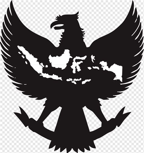 Silhouette Of Bird National Emblem Of Indonesia Garuda Indonesia